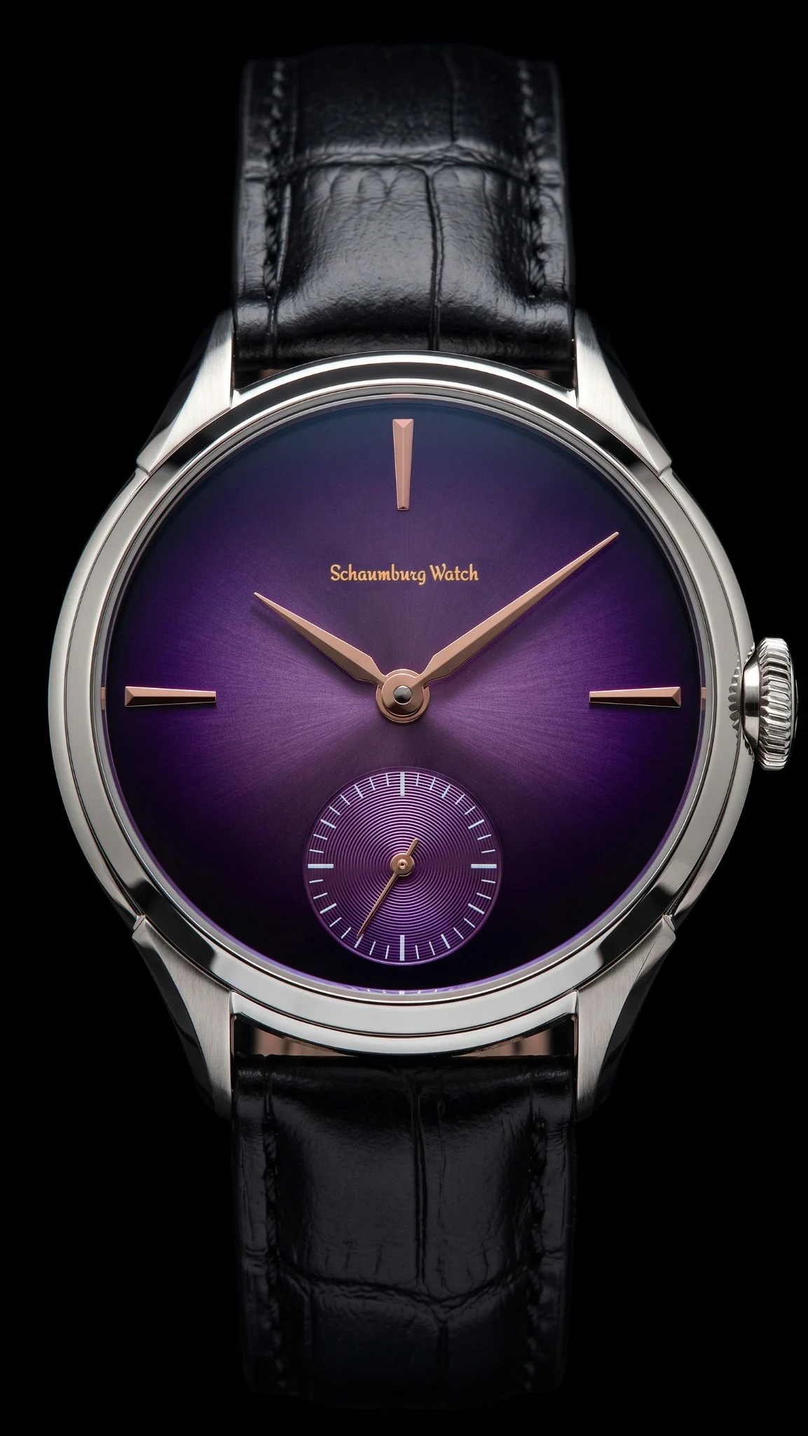 Schaumburg Watch Horizon Amethyst in Frontansicht